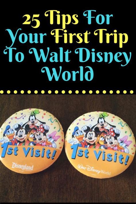 Tips For Your First Trip To Walt Disney World Disney World Trip