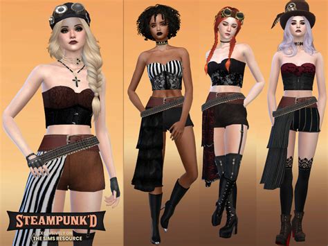 The Sims Resource Steampunked Cantata Outfit