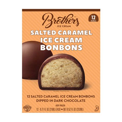 Salted Caramel Ice Cream Bonbons Brothers Desserts