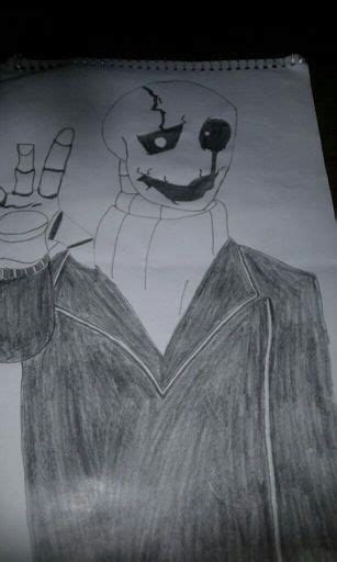 Un dibujo de gaster Undertale Español Amino