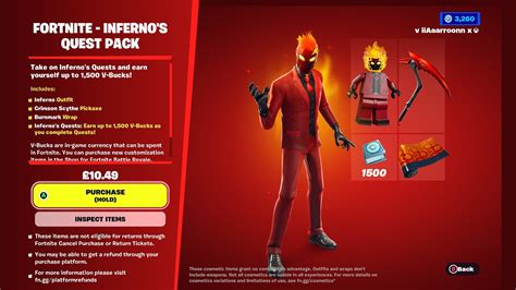 Fortnite Infernos Quest Pack Returns Youtube