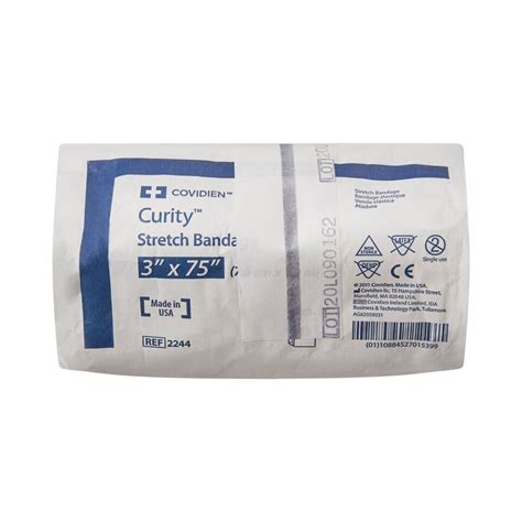 New CURITY GAUZE STRETCH 3 X4 1YDS Conforming Bandage CASE