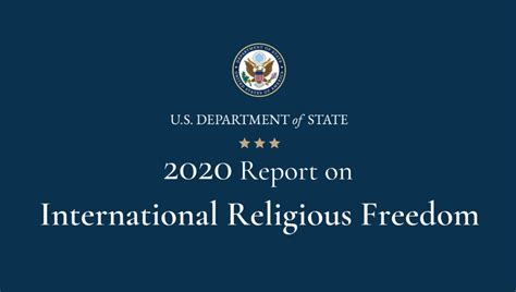 2020 International Religious Freedom Report United States Department