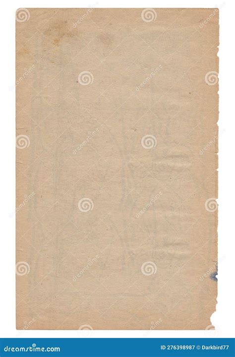 Vintage Background Of Old Paper Texture Isolated Stock Image Image Of Aged Texture 276398987