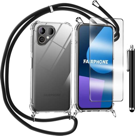 TTSWJBD Coque pour fairphone 5 avec Verre Trempé Protection écran