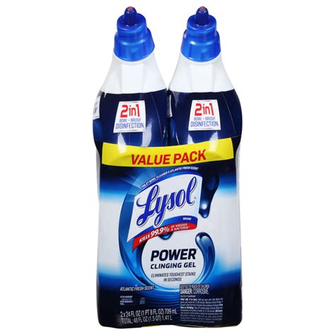 Save On Lysol Power Toilet Bowl Cleaner 2 Pk Order Online Delivery Giant