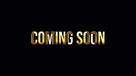 Loop Coming Soon golden shine light motion text 24544296 Stock Video at