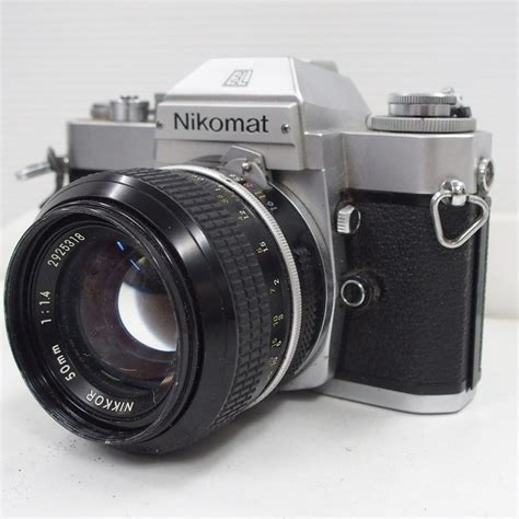 【傷や汚れあり】m002 F1 【4 Nikomat El Nikon Nikkor 50mm 114 ニコン フィルムカメラ 現状 60