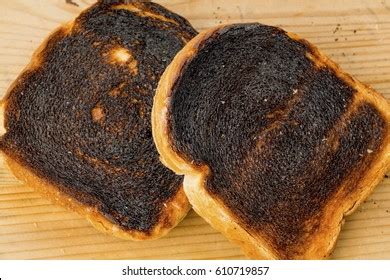 Burnt Toast Bread Slices Stock Photo 610719857 Shutterstock