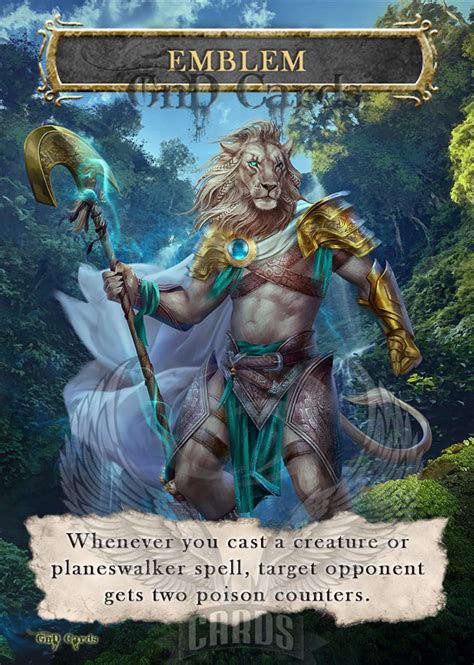 ajani sleeper agent emblem custom altered etsy