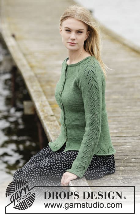 Dagens Gratisoppskrift Green Forest Cardigan Strikkeoppskrift