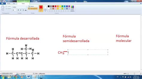 Fórmulas desarrolladas y semidesarrolladas YouTube