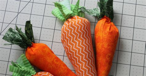 Deb S Days Diy Fabric Carrots To Sew Tutorial Tuesday