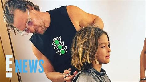 Matthew McConaughey Gives His Son Livingston a Big Chop | E! News - The ...