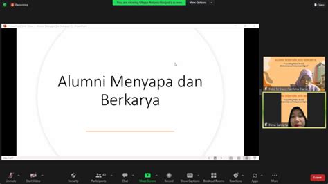 Alumni Menyapa Dan Berkarya Program Studi D4 Administrasi Perkantoran