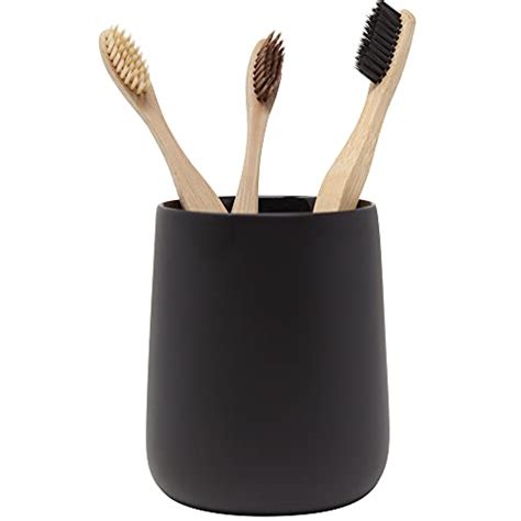 Matte Black Toothbrush Holder