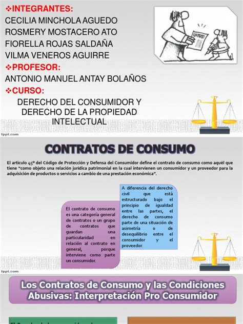 Contrato De Consumo Pdf Los Consumidores Protección Al Consumidor