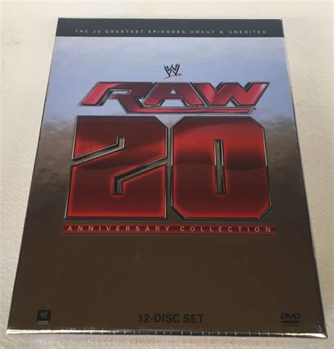 Raw 20 Anniversary Collection Dvd 12 Disc Box Set R4 Ntsc Oz Seller Wwe