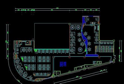 Cad餐饮室内平面图图片cad餐饮室内平面图设计素材红动中国