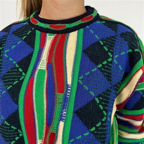 100 Pure New Wool Made In Australia Vintage Coogi Gem