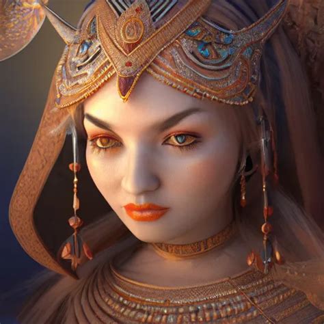 Turkic Goddess Of Fertility Umay Cinematic Lighting Stable