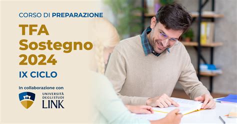 Corso Di Preparazione Al Tfa Sostegno Ix Ciclo