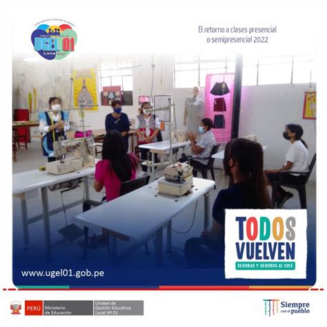 Cetpro Virgen Del Carmen De Vmt Inicio Clases Presenciales 2022