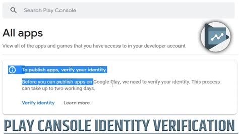 Google Play Console Id Verification Google Play Console Identity