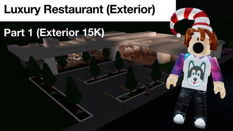 Bloxburg No Gamepass Luxury Restaurant Exterior Build Roblox Youtube