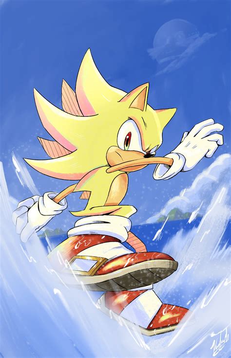 Super Sonic Sonic The Hedgehog Wallpaper 44608323 Fanpop