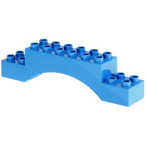 LEGO Duplo Brick 2 X10 X 2 Arch 51704 Blue DECOTOYS