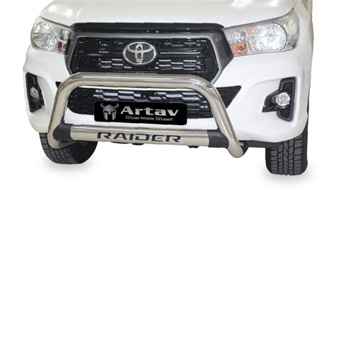 Toyota Hilux Nudge Bar Stainless Pdc Friendly Artav Stainless Steel