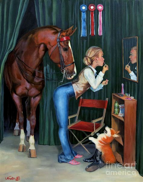 Finishing Touches Painting By Jeanne Newton Schoborg