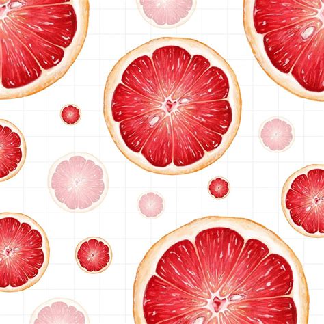 Premium Vector | Fruit background painted in watercolor