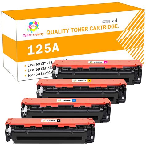 Toner H Party 125A Toner Cartridge Compatible For HP 125A CB540A CB541A