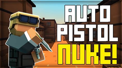 DROPPING A NUKE With THE AUTO PISTOL Krunker Io YouTube