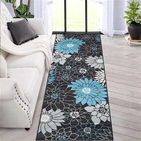 Amazon GlowSol Runner Rug 2x6 Modern Rug Hallway Washable Runner