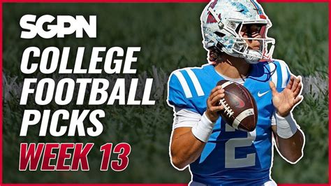 College Football Picks Week 13 College Football Predictions 11 26 22