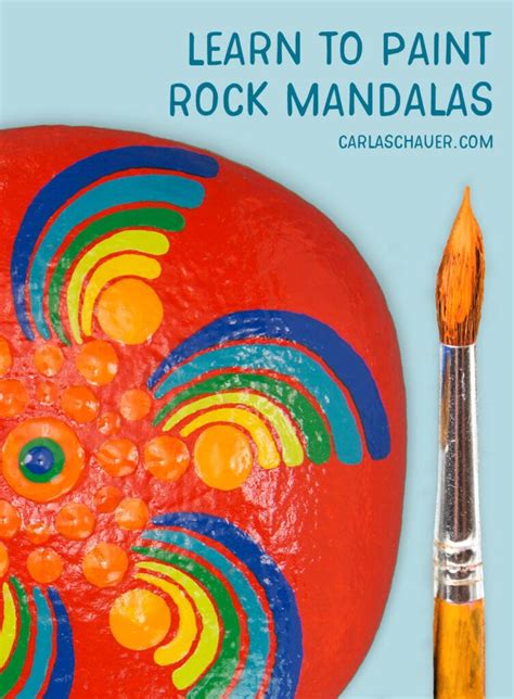 Learn How to Paint Mandala Rocks Step By Step - Carla Schauer Designs