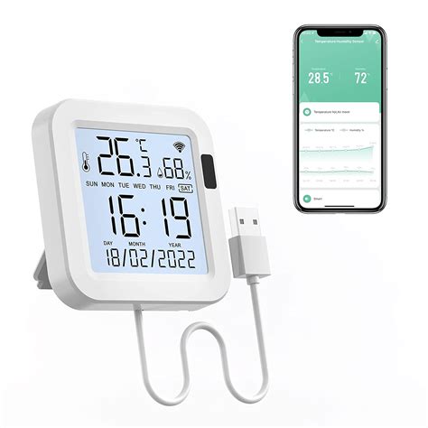 Amazon Emylo Wifi Temperature Sensor Hygrometer Smart Thermometer