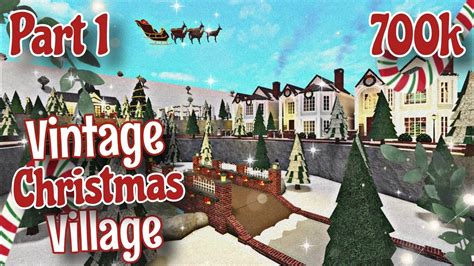 Bloxburg Vintage Christmas Village Speedbuild Part Twinergy