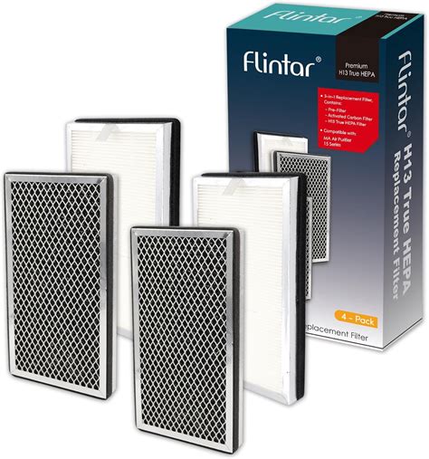 Flintar True Hepa Replacement Filter Compatible With Ma Air Purifier