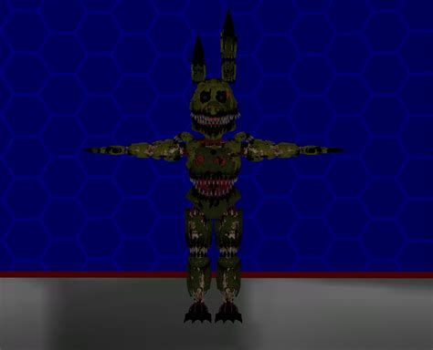 Model Dl Nightmare Springtrap V2 By Wolfblade111 On Deviantart