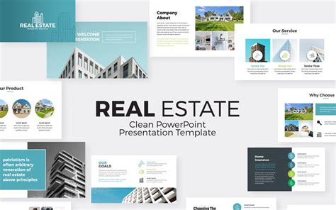 Real Estate Powerpoint Template 76958 Templatemonster