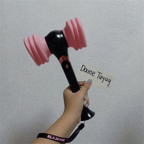 Onhand Blackpink Official Lightstick Hammer Bong Hobbies Toys