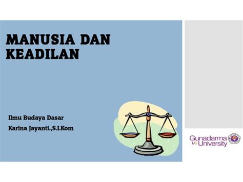 Manusia Dan Keadilan Ppt