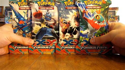 Pokemon Furious Fists Booster Pack Opening Youtube