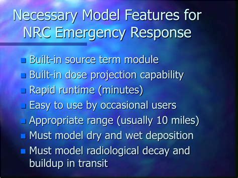 Ppt Nrcs Modeling Needs And Capabilities For Effective Emergency