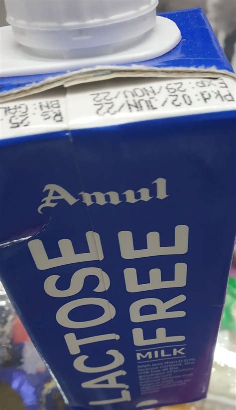 Amul Lactose Free Milk 250ml Packaging Type Tetra Pack