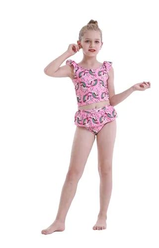 Set 2 Unicornio Bikini Niña Traje De Baño Verano Playa Nadar en venta